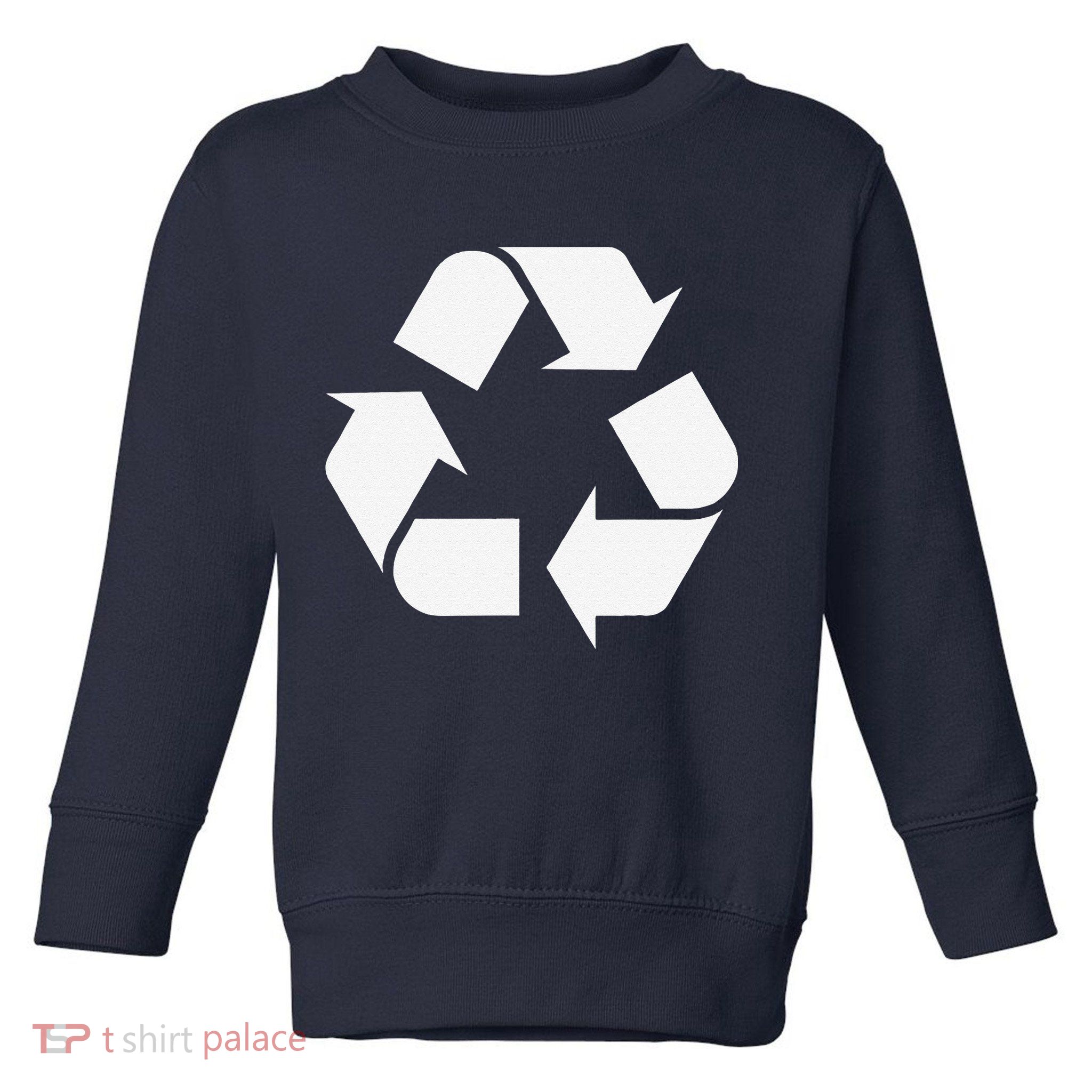 Recycling Logo Recycle Symbol Earth Day Toddler Sweatshirt