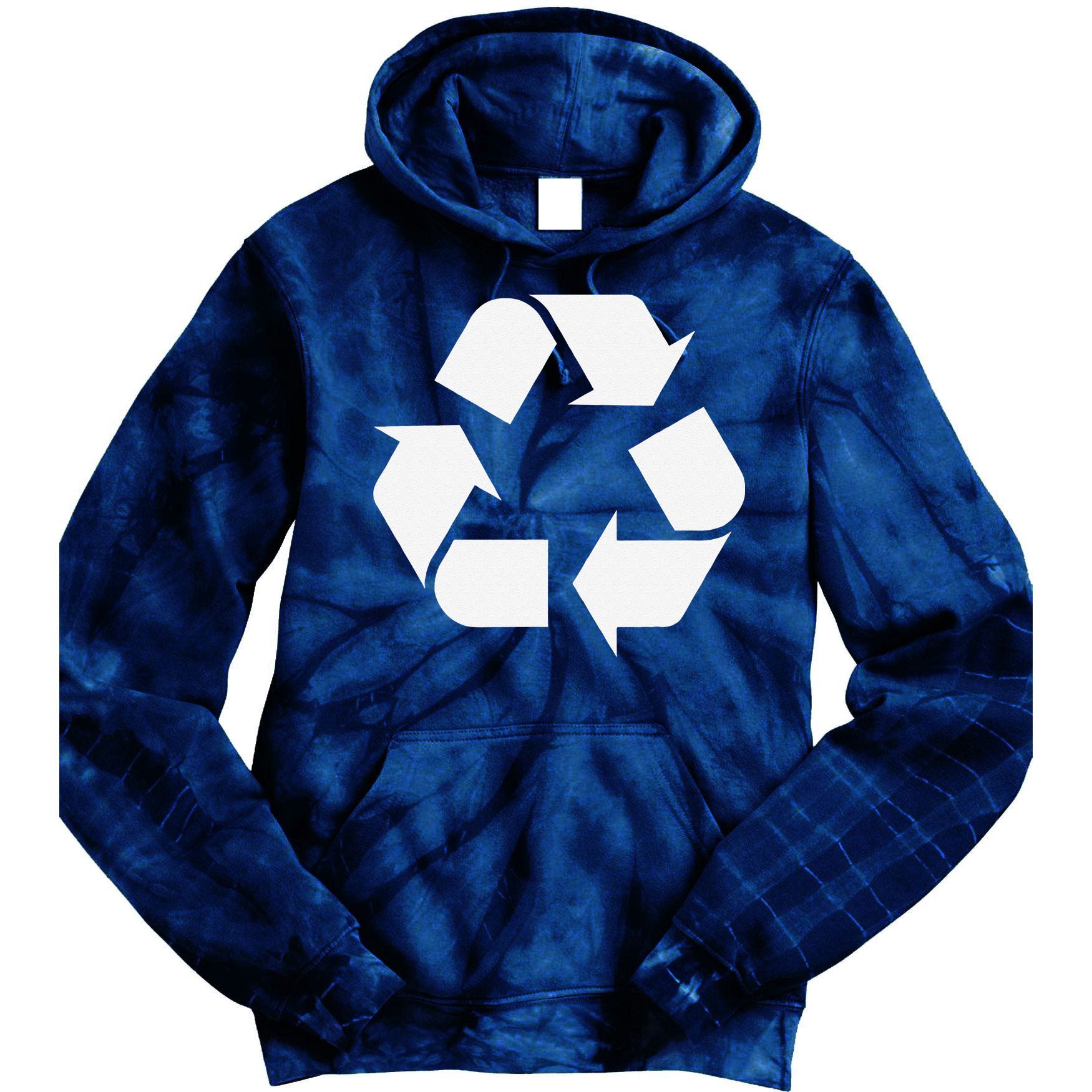 Recycling Logo Recycle Symbol Earth Day Tie Dye Hoodie