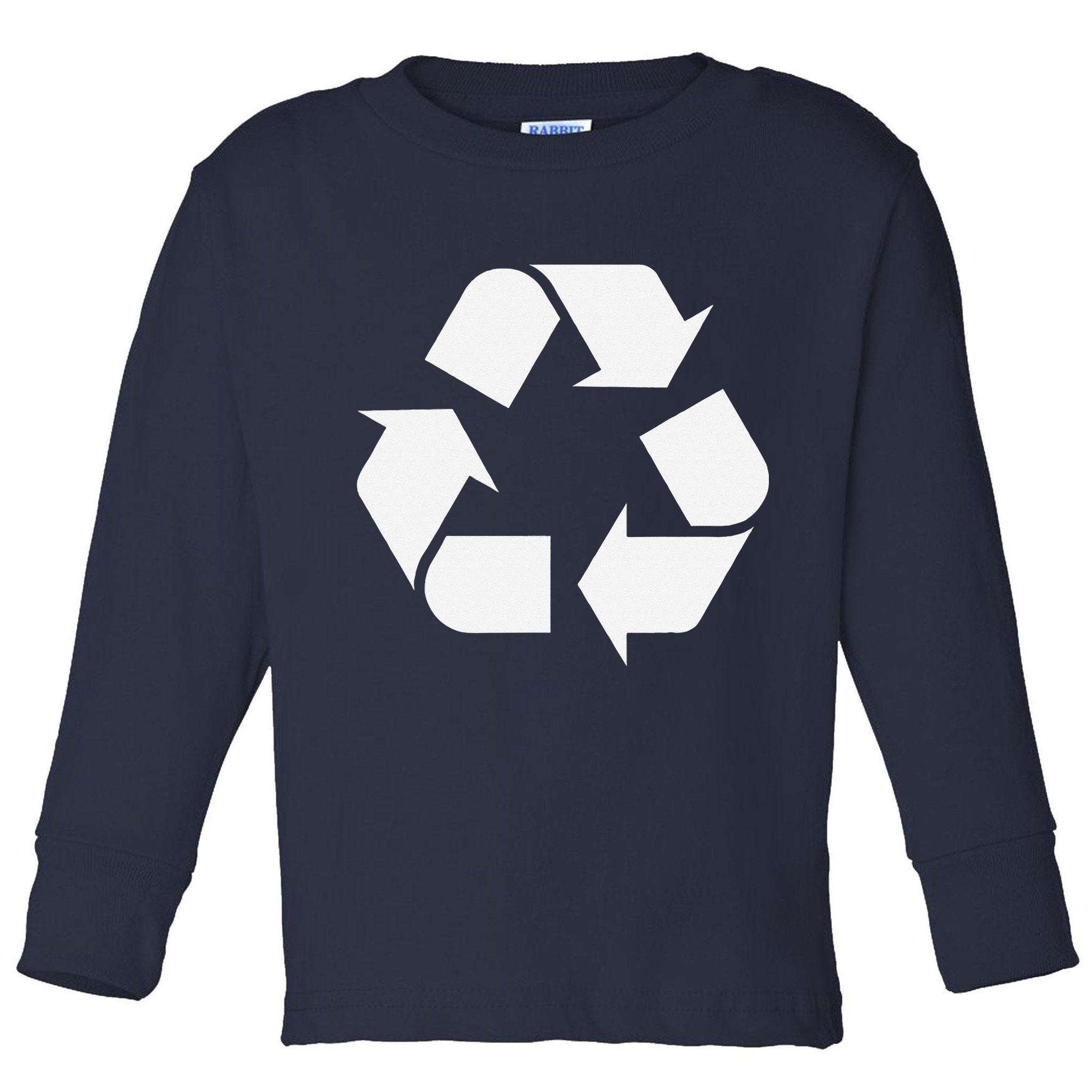 Recycling Logo Recycle Symbol Earth Day Toddler Long Sleeve Shirt