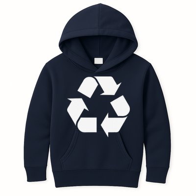 Recycling Logo Recycle Symbol Earth Day Kids Hoodie