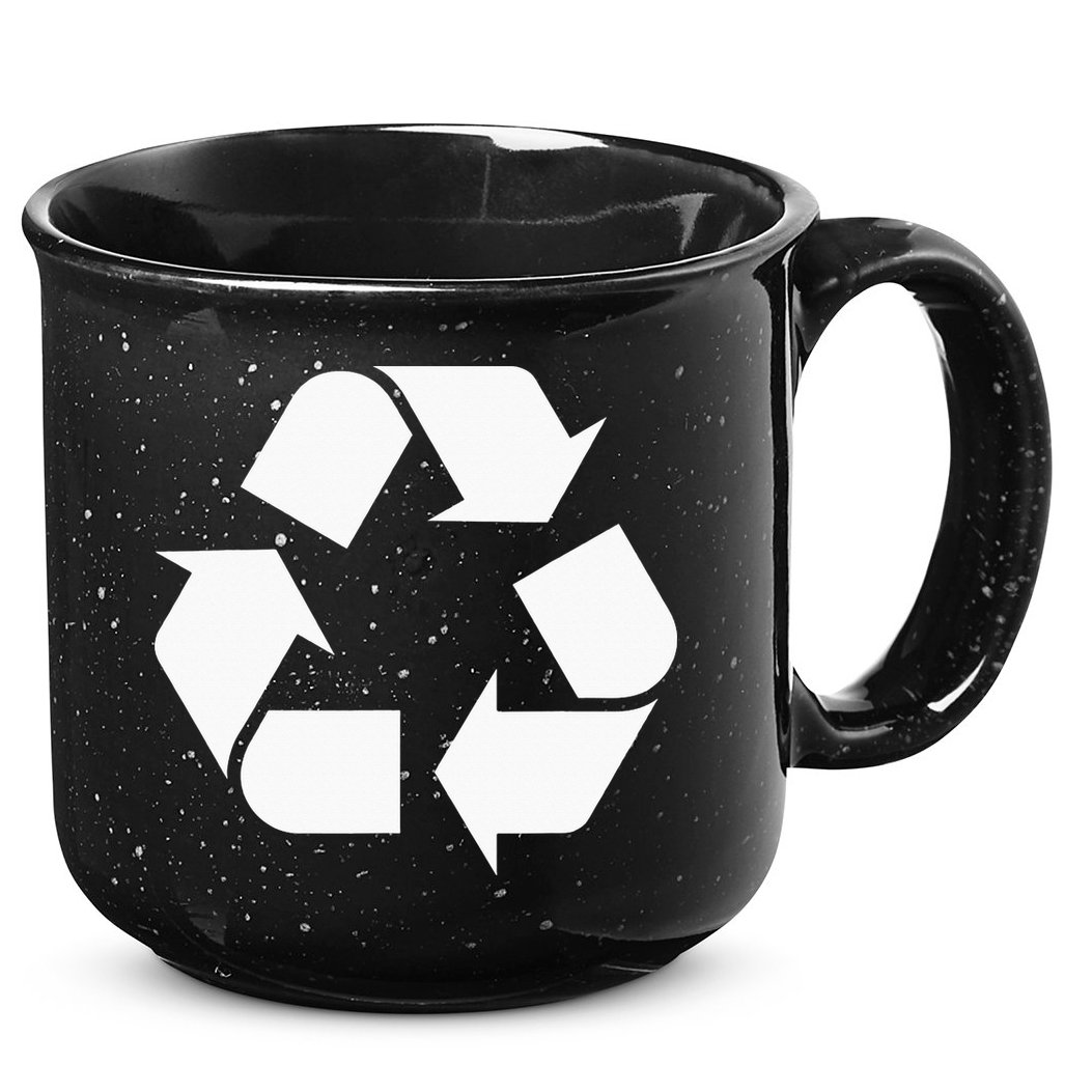 Recycling Logo Recycle Symbol Earth Day 15oz Campfire Ceramic Mug