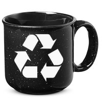 Recycling Logo Recycle Symbol Earth Day 15oz Campfire Ceramic Mug