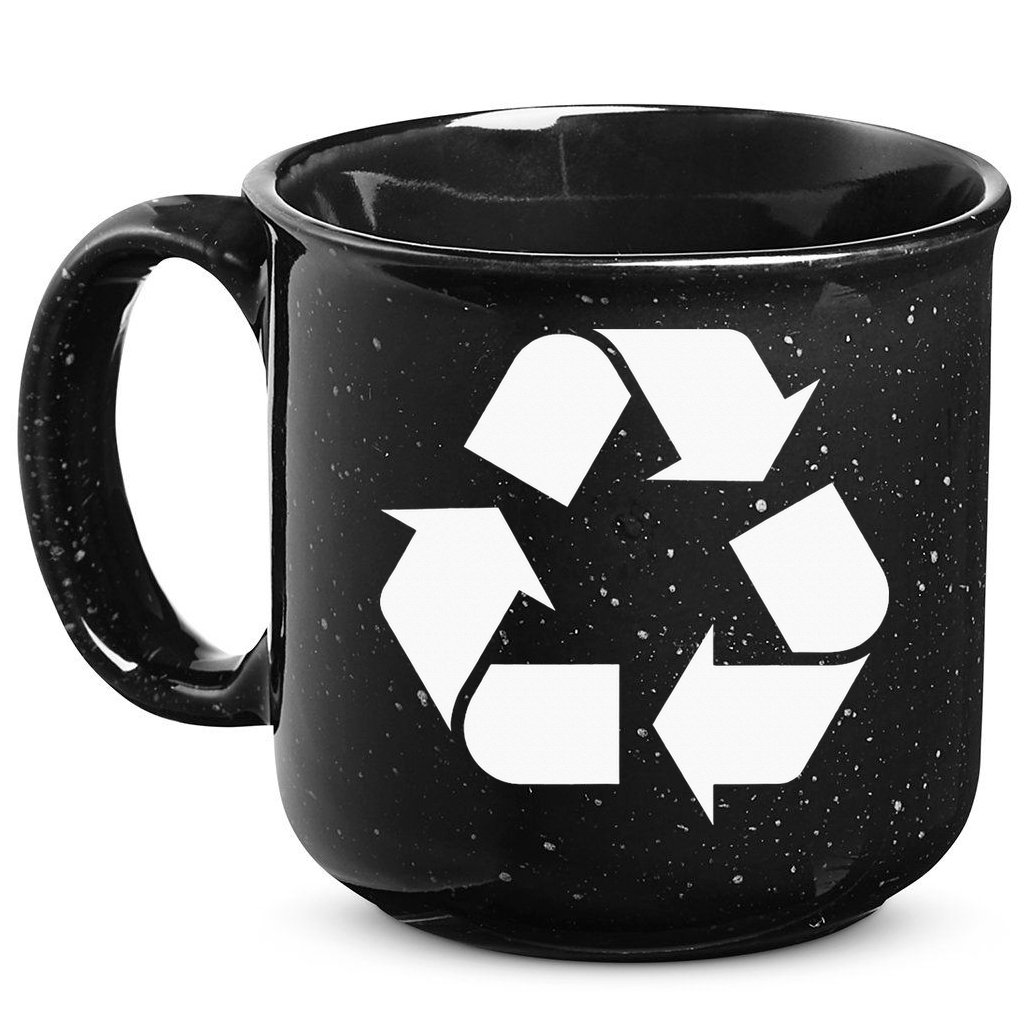 Recycling Logo Recycle Symbol Earth Day 15oz Campfire Ceramic Mug