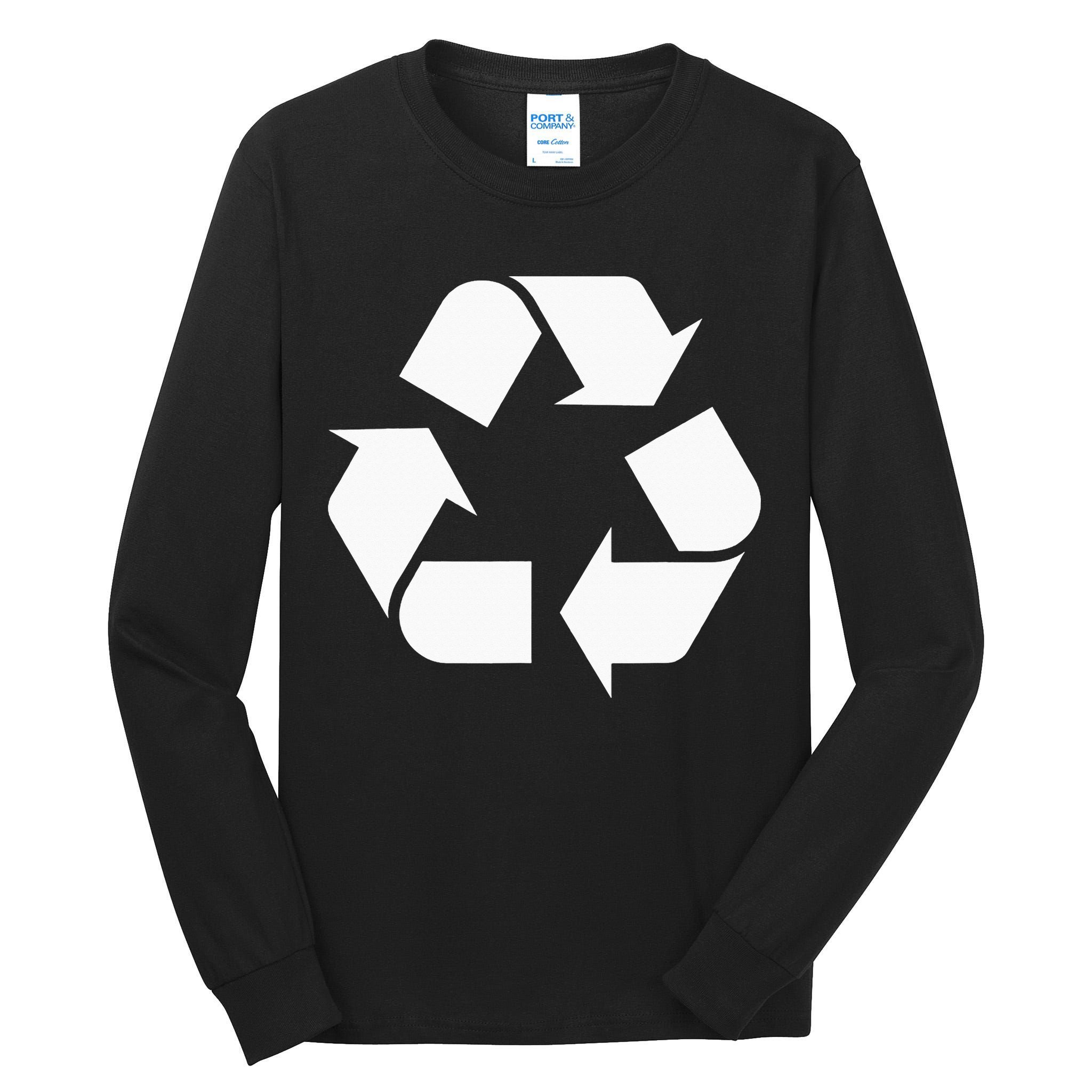 Recycling Logo Recycle Symbol Earth Day Tall Long Sleeve T-Shirt