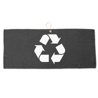 Recycling Logo Recycle Symbol Earth Day Large Microfiber Waffle Golf Towel
