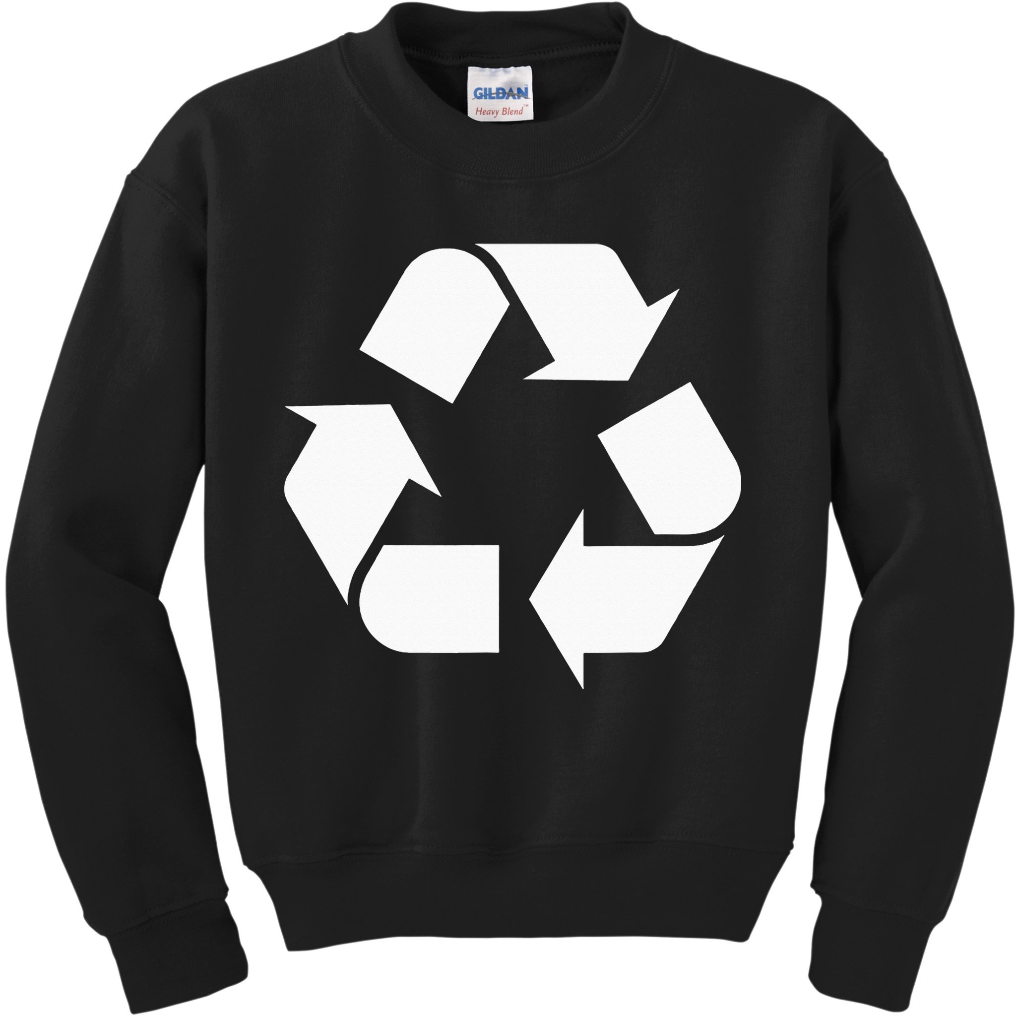 Recycling Logo Recycle Symbol Earth Day Kids Sweatshirt