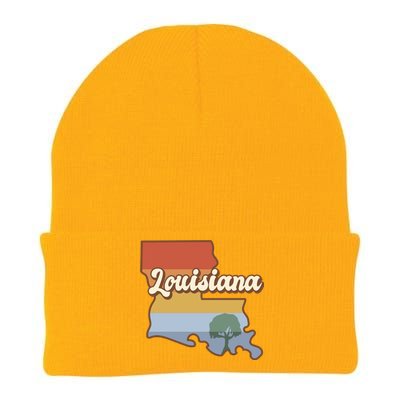 Retro Louisiana Knit Cap Winter Beanie