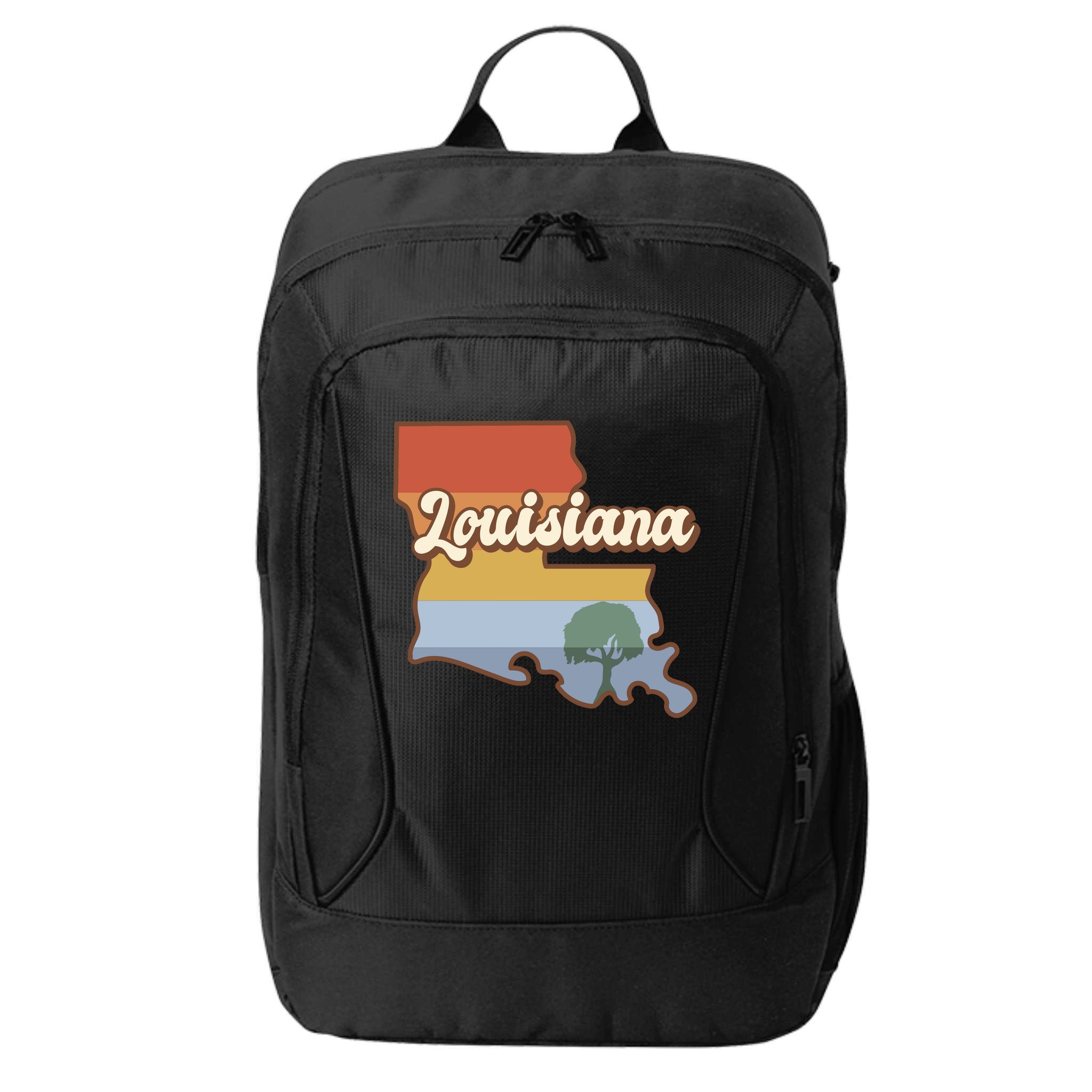 Retro Louisiana City Backpack