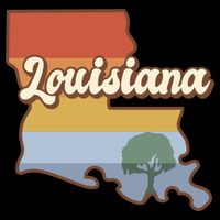 Retro Louisiana City Backpack