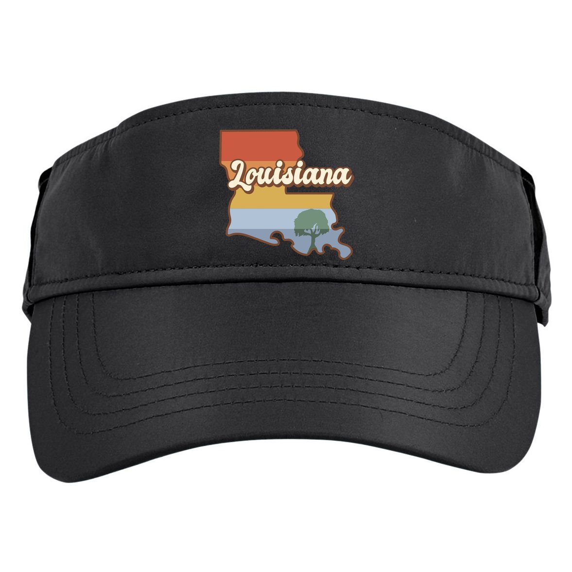 Retro Louisiana Adult Drive Performance Visor