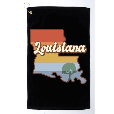 Retro Louisiana Golf Towel