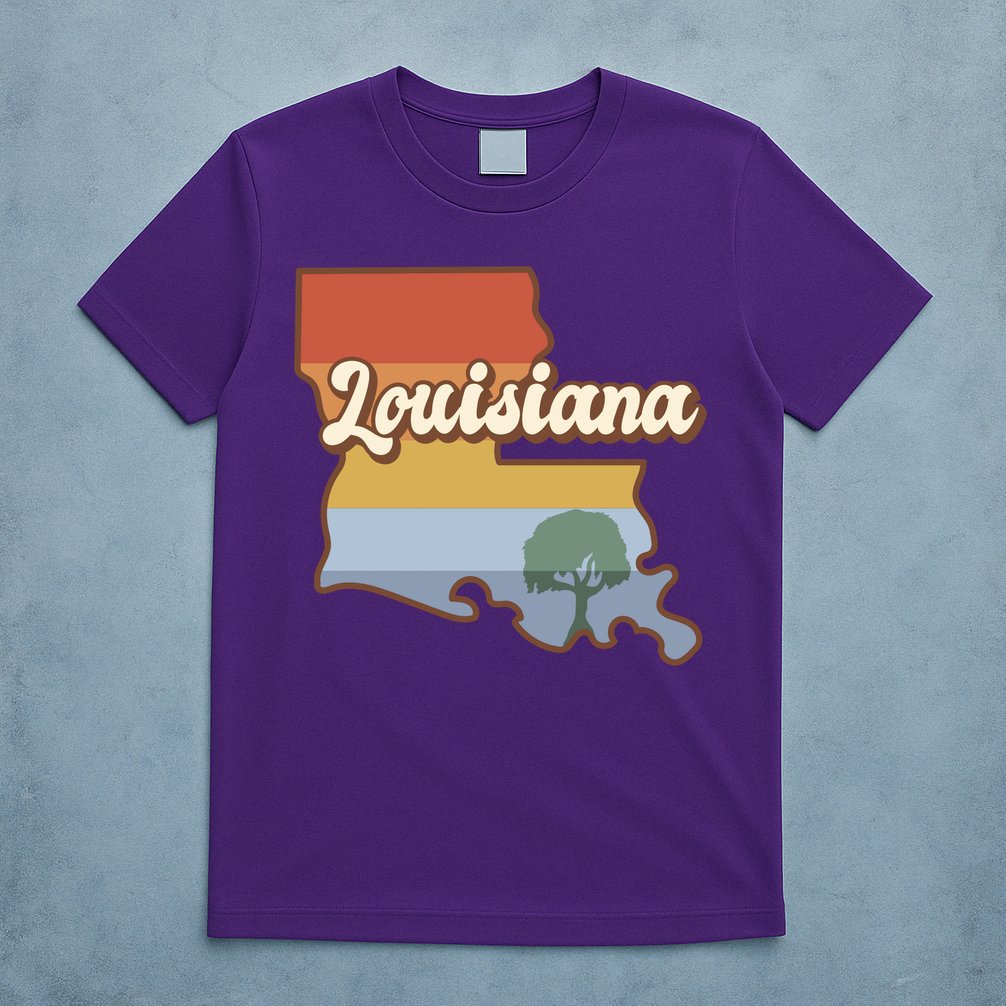 Retro Louisiana T-Shirt