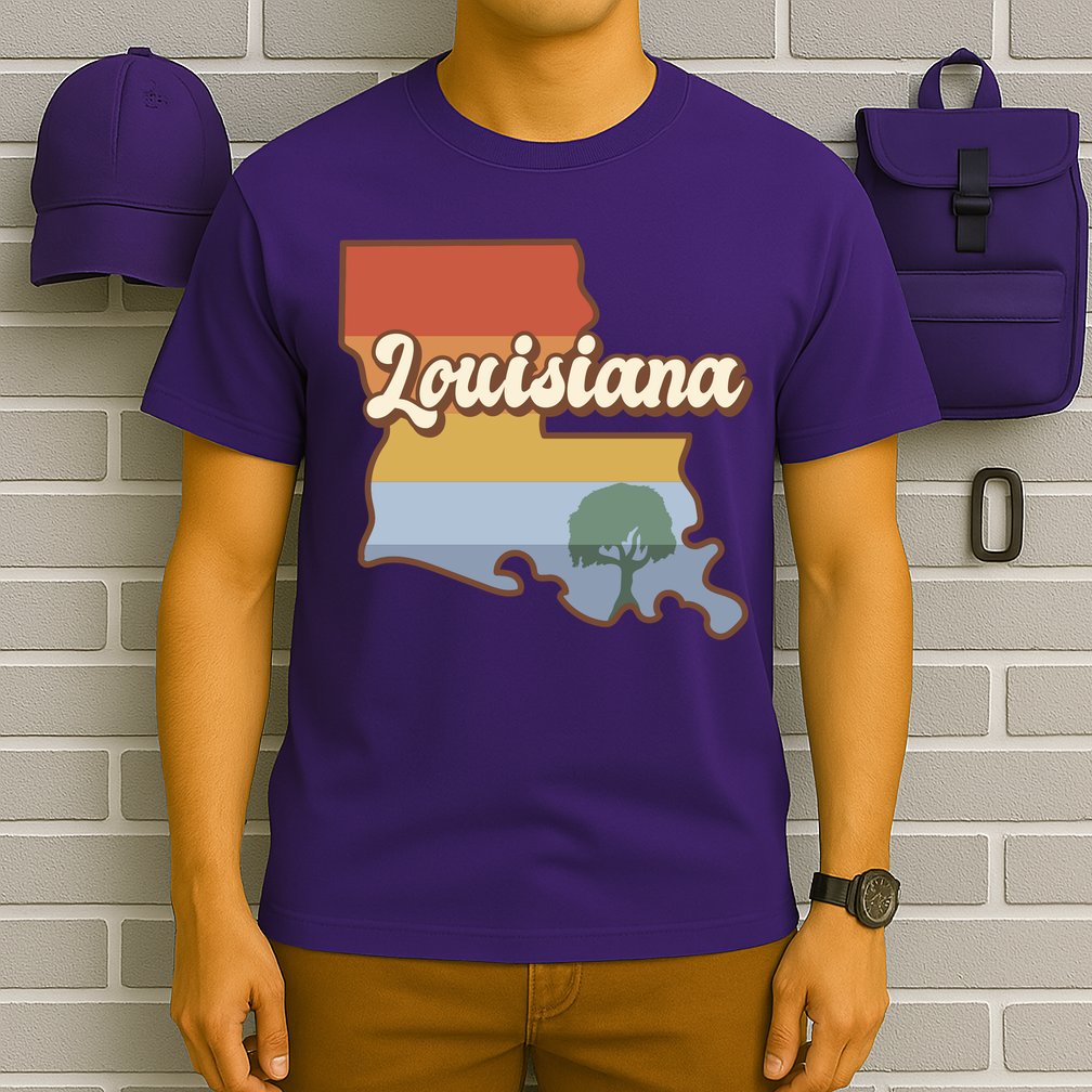 Retro Louisiana T-Shirt