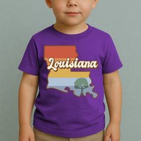 Retro Louisiana Toddler T-Shirt