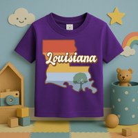 Retro Louisiana Toddler T-Shirt