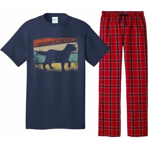 Retro Labrador Retriever Dog Breed Silhouette Lab Pajama Set