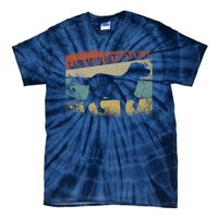 Retro Labrador Retriever Dog Breed Silhouette Lab Tie-Dye T-Shirt