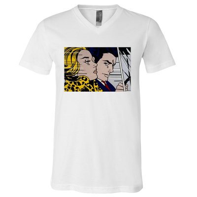 Roy Lichtenstein V-Neck T-Shirt