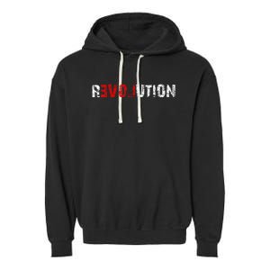 Revolution Love Garment-Dyed Fleece Hoodie