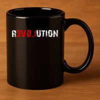 Revolution Love 11oz C Handle Ceramic Mug