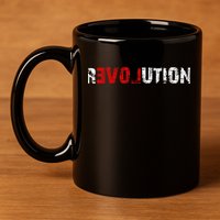Revolution Love 11oz C Handle Ceramic Mug