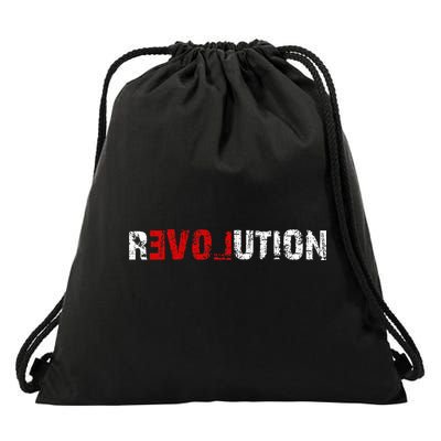Revolution Love Drawstring Bag