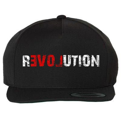 Revolution Love Wool Snapback Cap