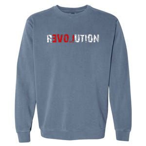 Revolution Love Garment-Dyed Sweatshirt