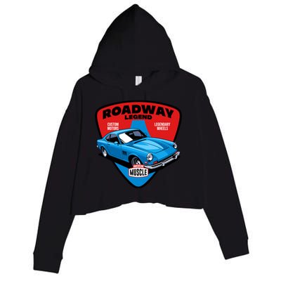 Roadway Legend Crop Fleece Hoodie