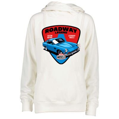 Roadway Legend Womens Funnel Neck Pullover Hood