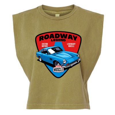 Roadway Legend Garment-Dyed Women's Muscle Tee