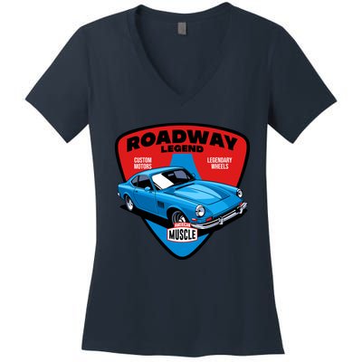 Roadway Legend Women's V-Neck T-Shirt