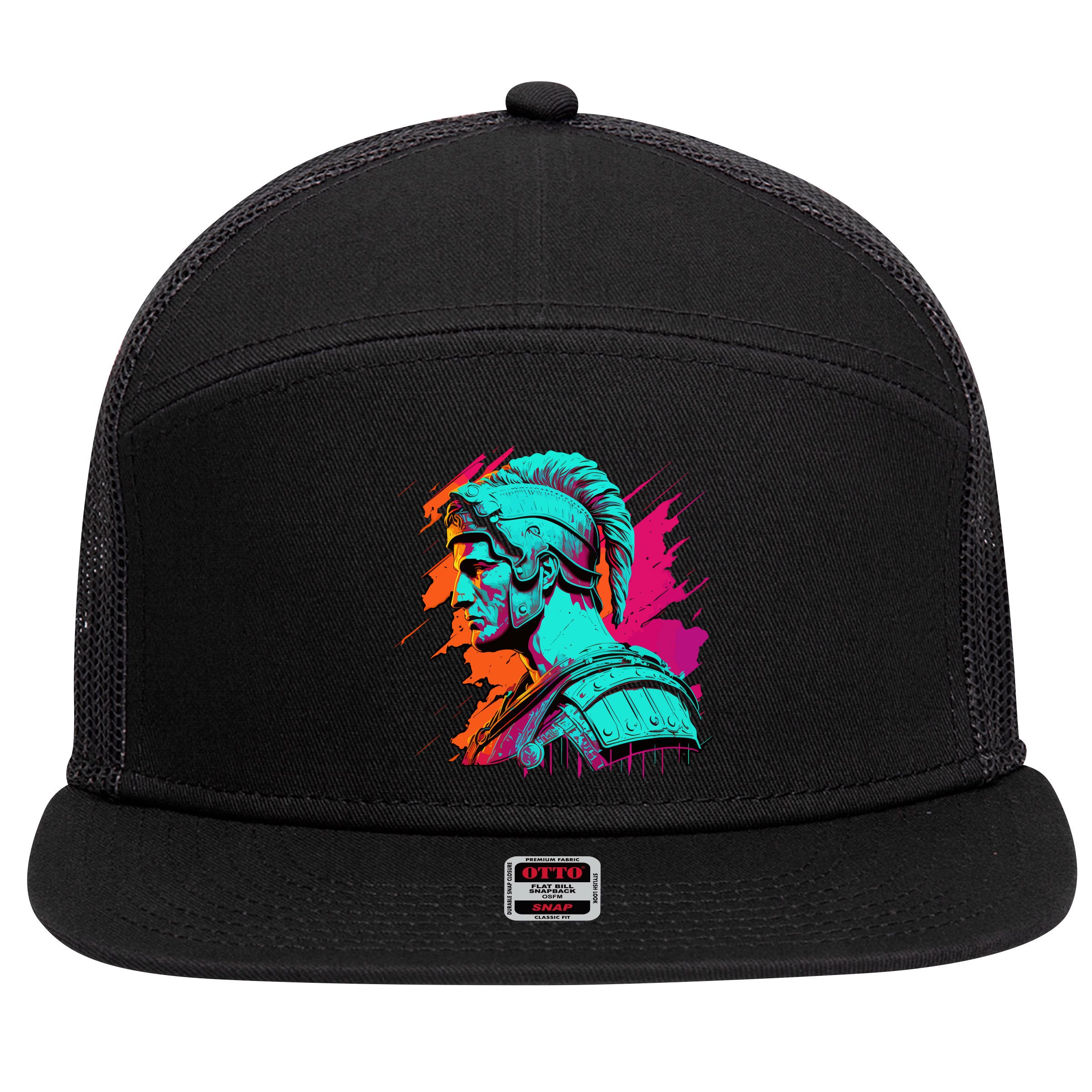 Roman Legionnaire 7 Panel Mesh Trucker Snapback Hat
