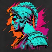 Roman Legionnaire 7 Panel Mesh Trucker Snapback Hat