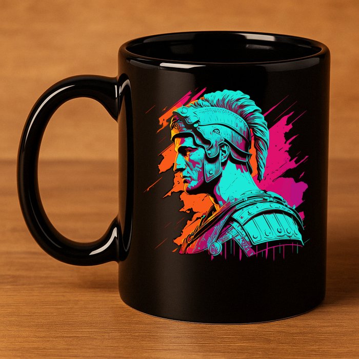 Roman Legionnaire 11oz C Handle Ceramic Mug