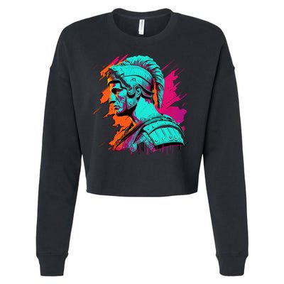 Roman Legionnaire Cropped Pullover Crew