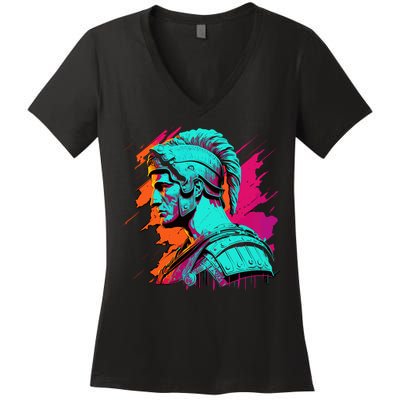 Roman Legionnaire Women's V-Neck T-Shirt
