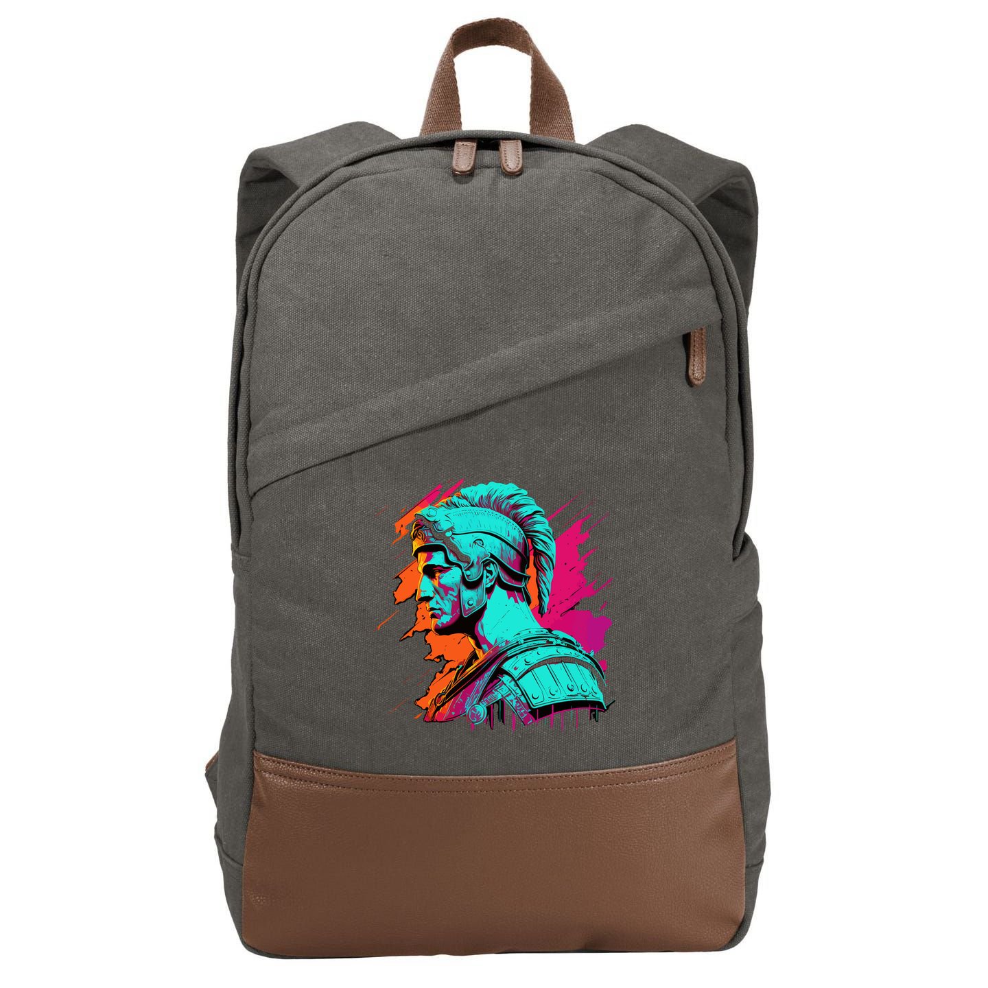 Roman Legionnaire Cotton Canvas Backpack