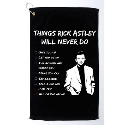 Rickroller (Light) Platinum Collection Golf Towel