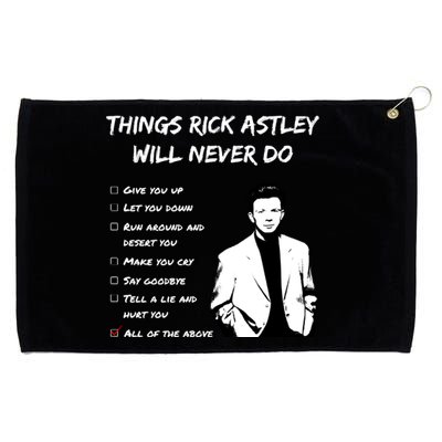 Rickroller (Light) Grommeted Golf Towel