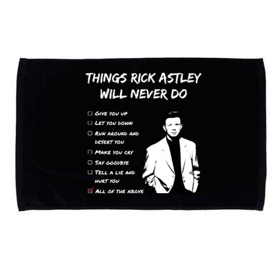 Rickroller (Light) Microfiber Hand Towel