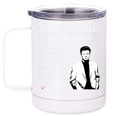 Rickroller (Light) 12 oz Stainless Steel Tumbler Cup