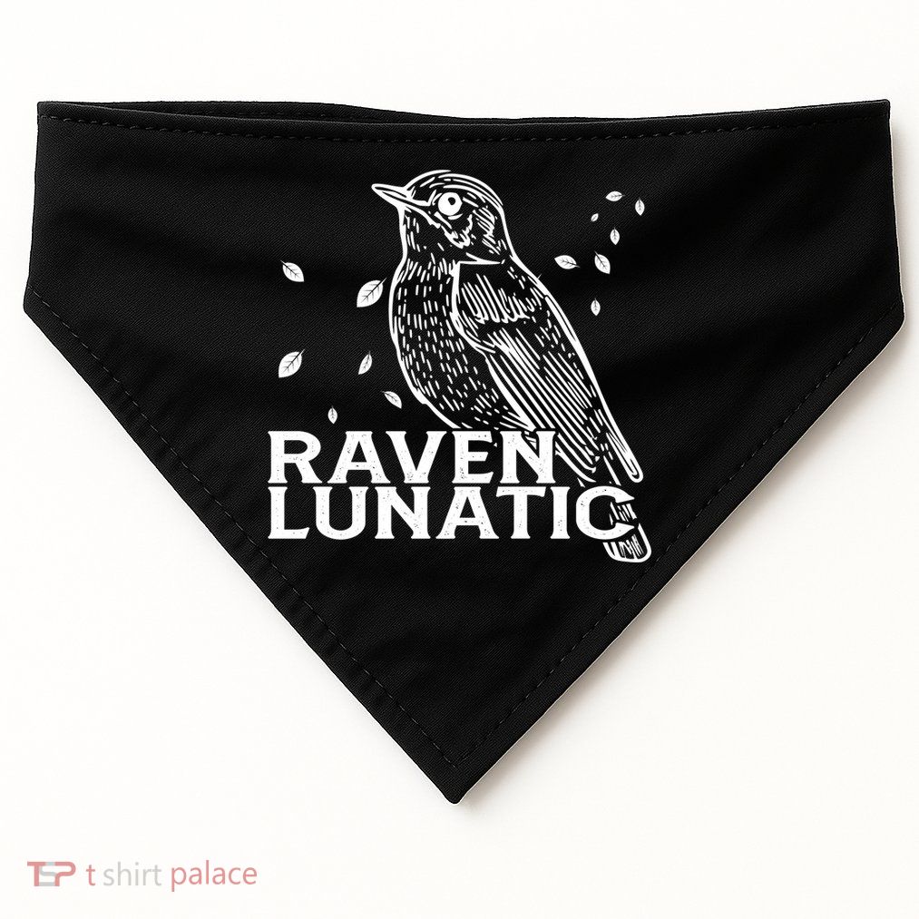 Raven Lunatic USA-Made Doggie Bandana