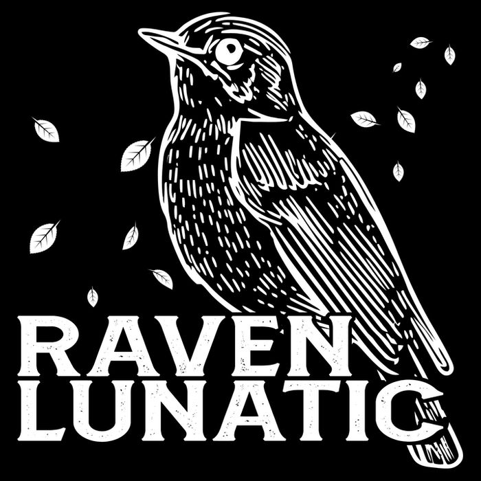 Raven Lunatic USA-Made Doggie Bandana