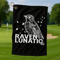 Raven Lunatic Golf Towel