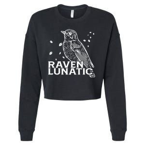 Raven Lunatic Cropped Pullover Crew