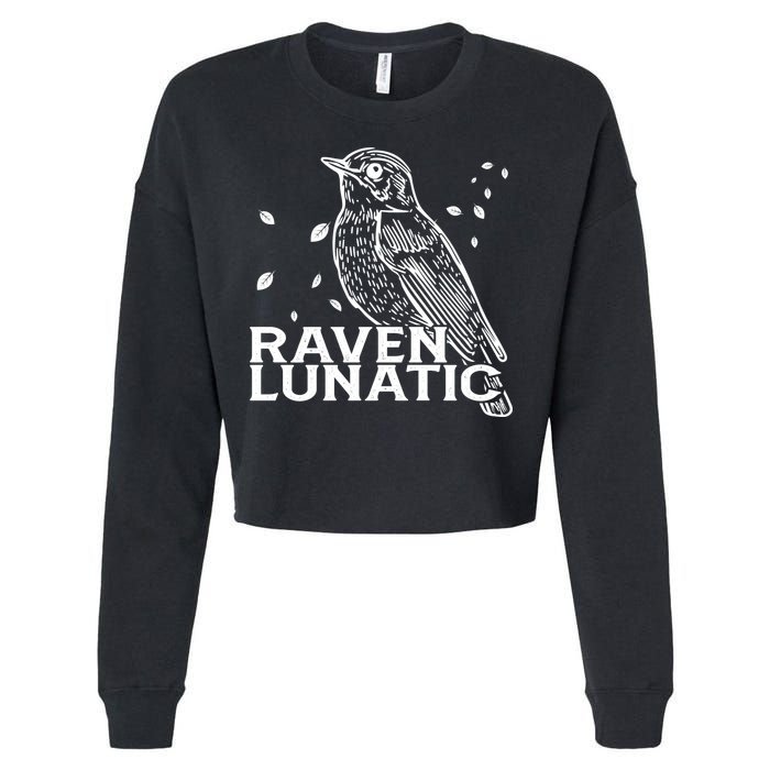 Raven Lunatic Cropped Pullover Crew