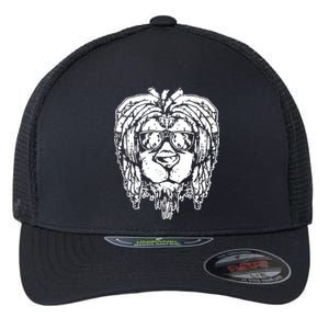 Rasta Lion Flexfit Unipanel Trucker Cap