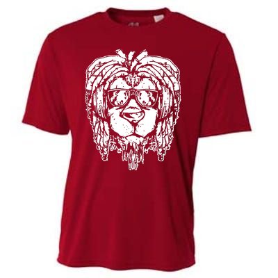 Rasta Lion Cooling Performance Crew T-Shirt