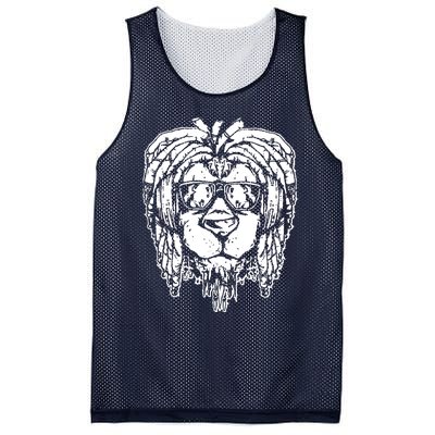 Rasta Lion Mesh Reversible Basketball Jersey Tank